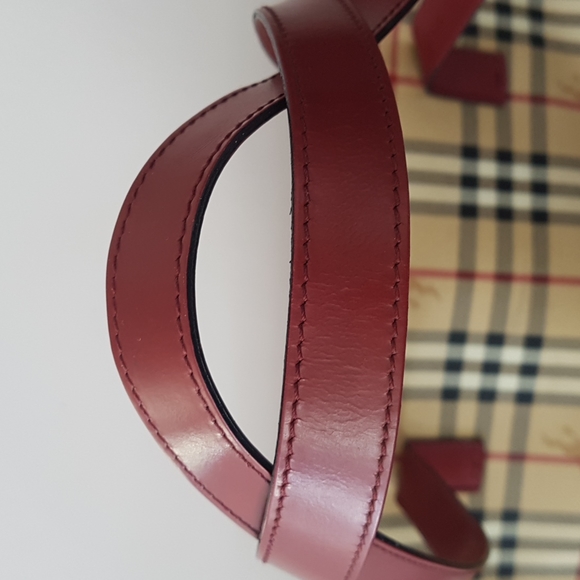 Burberry Beige Haymarket Check Canvas Shopper Large - Picture 4 of 15